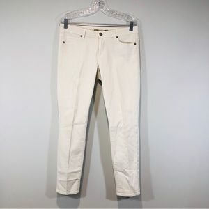 VINCE Women’s crop skinny ankle white jeans 29